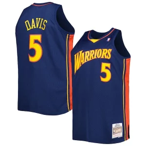 Meraviglioso Eccezionale Robusto Baron Davis Golden State Warriors Big & Tall Hardwood Classics 2006/07 Swingman Jersey Navy