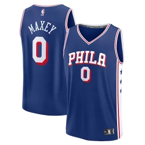 Meraviglioso Elegante Splendido Tyrese Maxey Philadelphia 76ers Fast Break Replica Player Jersey Icon Edition Royal