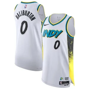Meraviglioso Gorgeous Tyrese Haliburton Indiana Pacers Nike 2024/25 Authentic Player Jersey City Edition White
