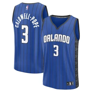 Ottimo Kentavious Caldwell Pope Orlando Magic Fast Break Replica Player Jersey Statement Edition Blue