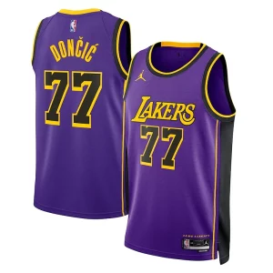 Meraviglioso Magnifico Classico Luka Dončić Los Angeles Lakers Jordan Brand Statement Edition Swingman Jersey Purple