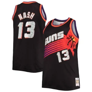 Meraviglioso Moderno Splendido Steve Nash Phoenix Suns Big & Tall 1996/97 NBA 75th Anniversary Diamond Swingman Jersey Black