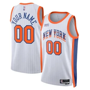 Meraviglioso New York Knicks Nike Unisex 2024/25 Custom Swingman Jersey City Edition White