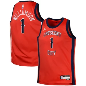 Magnifico Zion Williamson New Orleans Pelicans Jordan Brand Swingman Jersey Statement Red