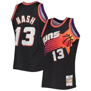 Meraviglioso Resistente Steve Nash Phoenix Suns 1996/97 Hardwood Classics NBA 75th Anniversary Diamond Swingman Jersey Black
