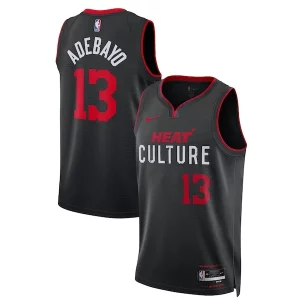Meraviglioso Splendido Bam Adebayo Miami Heat Nike Unisex 2023/24 Swingman Jersey Black City Edition
