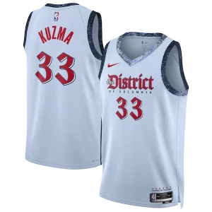 Meraviglioso Splendido Elegante Kyle Kuzma Washington Wizards Nike Unisex 2024/25 Swingman Player Jersey City Edition Powder Blue