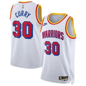 Meraviglioso Splendido Stephen Curry Golden State Warriors Nike Unisex 2024/25 Swingman Jersey White Classic Edition