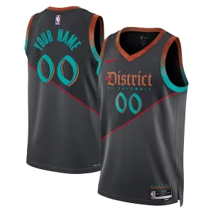 Meraviglioso Splendido Washington Wizards Nike Unisex 2023/24 Custom Swingman Jersey Black City Edition