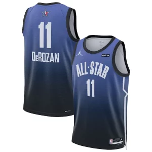 Meraviglioso Stupendo Ottimo DeMar DeRozan Jordan Brand 2023 NBA All Star Game Swingman Jersey Blue