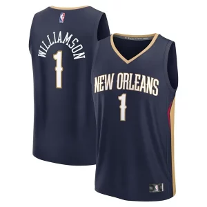 Comodo Zion Williamson New Orleans Pelicans Youth Fast Break Replica Player Jersey Icon Edition Navy
