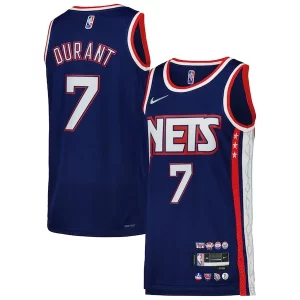 Moderno Lussuoso Splendido Kevin Durant Brooklyn Nets Nike Swingman Player Jersey City Edition Blue/Gray
