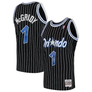 Moderno Ottimo Tracy McGrady Orlando Magic Hardwood Classics Swingman Jersey Black/Blue