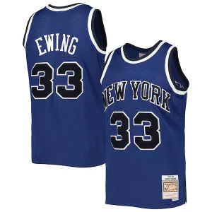 Moderno Patrick Ewing New York Knicks 1997/98 Hardwood Classics Off Court Swingman Jersey Blue