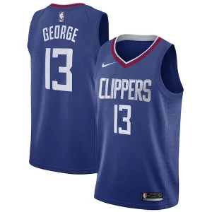 Moderno Raffinato Paul George LA Clippers Nike 2019/20 Swingman Jersey Blue Icon Edition