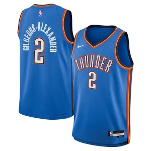 Fantastico Shai Gilgeous Alexander Oklahoma City Thunder Nike Youth Swingman Jersey Icon Edition Blue