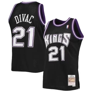 Moderno Vlade Divac Sacramento Kings 2000/01 Hardwood Classics Swingman Jersey Black