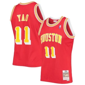 Moderno Yao Ming Houston Rockets 2004/05 Hardwood Classics Swingman Jersey Red