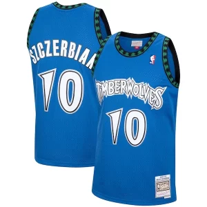 Ottimo Cool Wally Szczerbiak Minnesota Timberwolves 2001/02 Hardwood Classics Swingman Jersey Blue