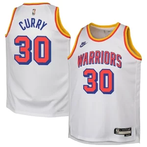 Ottimo Duraturo Raffinato Stephen Curry Golden State Warriors Nike Youth 2024/25 Swingman Jersey White Classic Edition