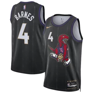 Ottimo Fantastico Fascinante Scottie Barnes Toronto Raptors Nike Unisex 2024/25 Swingman Player Jersey City Edition Black