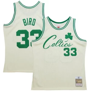 Ottimo Larry Bird Boston Celtics Chainstitch Swingman Jersey Cream