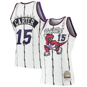Ottimo Magnifico Raffinato Vince Carter Toronto Raptors 1998/99 Hardwood Classics Authentic Jersey White