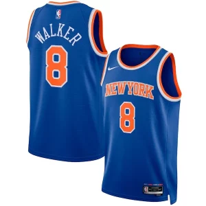 Ottimo Sofisticato Kemba Walker New York Knicks Nike Unisex Swingman Jersey Icon Edition Blue