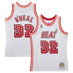 Carino Shaquille O'Neal Miami Heat 2007/08 Hardwood Classics Swingman Jersey White