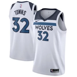 Ottimo Versatile Sofisticato Karl Anthony Towns Minnesota Timberwolves Nike Swingman Jersey White Association Edition