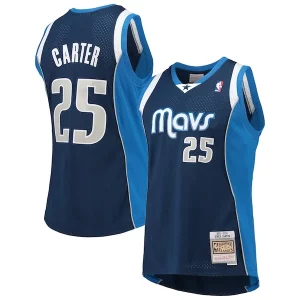 Ottimo Vince Carter Dallas Mavericks 2011/12 Hardwood Classics Swingman Jersey Navy