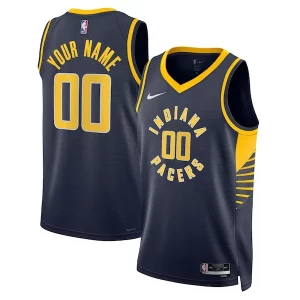 Pratico Accattivante Indiana Pacers Nike Unisex 2022/23 Swingman Custom Jersey Navy Icon Edition