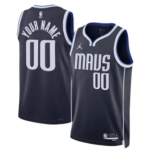 Pratico Attraente Cool Dallas Mavericks Jordan Brand Unisex 2022/23 Swingman Custom Jersey Statement Edition Navy