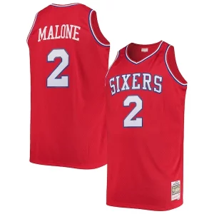 Pratico Comodo Delizioso Moses Malone Philadelphia 76ers 1982/83 Big & Tall Hardwood Classics Swingman Jersey Red