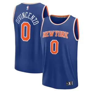 Pratico Donte DiVincenzo New York Knicks Fast Break Replica Player Jersey Icon Edition Royal