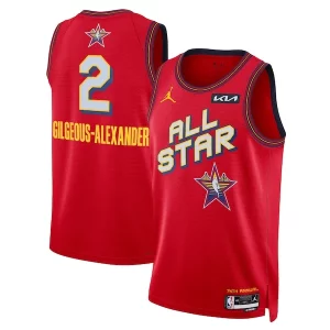 Pratico Duraturo Shai Gilgeous Alexander Nike Unisex 2025 NBA All Star Game Swingman Player Jersey Red