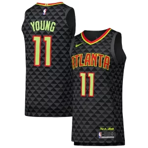 Pratico Fantastico Magnifico Trae Young Atlanta Hawks Nike Authentic Player Jersey Icon Edition Black