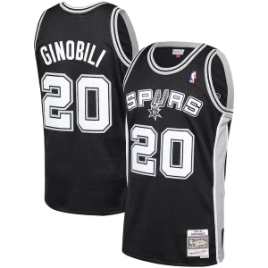 Pratico Fascinante Eccezionale Manu Ginobili San Antonio Spurs 2002 03 Hardwood Classics Player Swingman Jersey Black