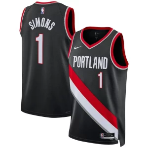 Classico Anfernee Simons Portland Trail Blazers Nike Unisex Swingman Jersey Association Edition Black