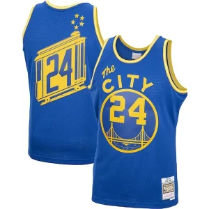 Pratico Magnifico Carino Rick Barry Golden State Warriors 2001/02 Hardwood Classics Swingman Jersey Royal