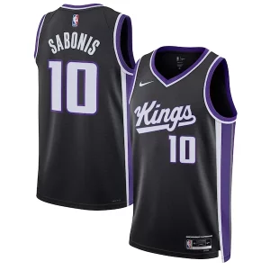 Pratico Ottimo Domantas Sabonis Sacramento Kings Nike Unisex Swingman Jersey Icon Edition Black