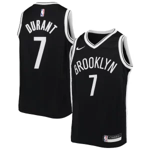 Pratico Prestigioso Kevin Durant Brooklyn Nets Nike Youth Swingman Jersey Icon Edition Black