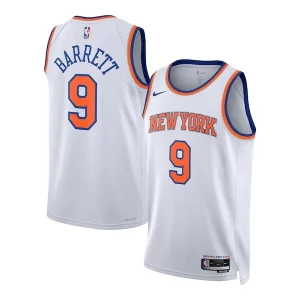 Pratico RJ Barrett New York Knicks Nike Unisex Swingman Jersey Association Edition White