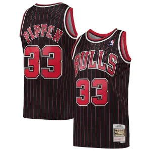 Pratico Scottie Pippen Chicago Bulls Hardwood Classics Swingman Jersey Black