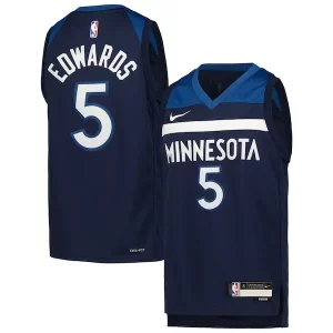 Prestigioso Anthony Edwards Minnesota Timberwolves Nike Youth Swingman Jersey Icon Edition Navy