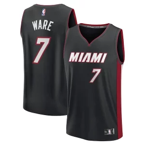 Prestigioso Attraente Kel'el Ware Miami Heat Youth Fast Break Replica Player Jersey Icon Edition Black