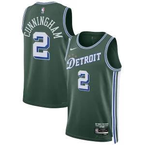 Prestigioso Cade Cunningham Detroit Pistons Nike Unisex 2022/23 Swingman Jersey City Edition Green
