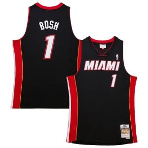Comodo Magnifico Resistente Chris Bosh Miami Heat Hardwood Classics Swingman Jersey Black