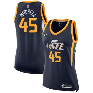 Prestigioso Donovan Mitchell Utah Jazz Nike Women's Swingman Jersey Icon Edition Navy