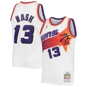 Prestigioso Duraturo Steve Nash Phoenix Suns 2001/02 Hardwood Classics Swingman Jersey White/Purple